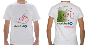 Logo per maglia commemorativa evento ciclistico.