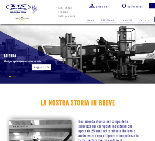 Sito web per storica azienda di Noci.